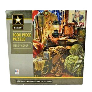MasterPieces Men of Honor US Army 1000 Piece Military Jigsaw Puzzle (Complete)
